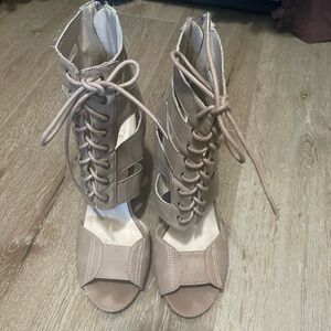 Tie Ankle Boot Sandal